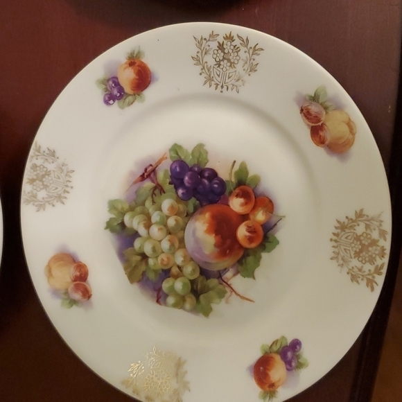 𝅺german Bavarian China Fruit Plates 6 inches - Picture 3 of 4